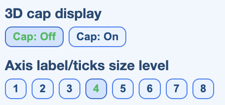 3D topomap controls